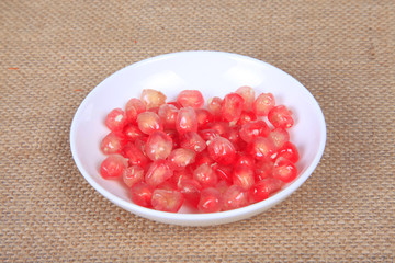 Pomegranate, close-up