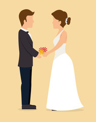 Wedding cute card 