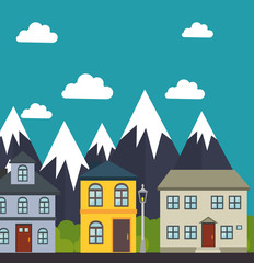 Naklejka premium Real estate business