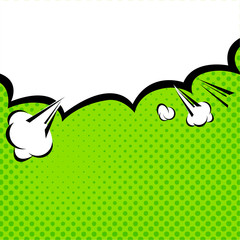 Speech Bubble Pop-Art Style