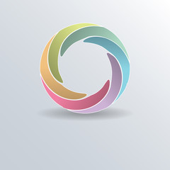 Colorful circles Victor Eps 10.