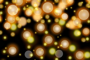 Obraz premium Colorful defocused circles light abstract bokeh background