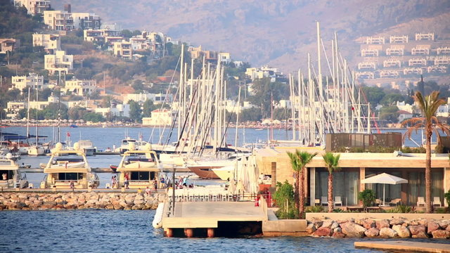 Yatchs in Marina, Bodrum, Turkey