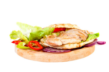 Sandwich with grilled chicken