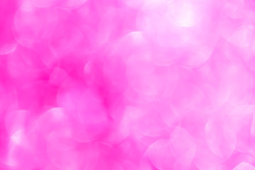 Glow light blow pink bokeh for romantic mood valentine backgroun