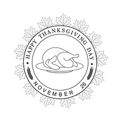 Thanksgiving Day. Fried turkey.