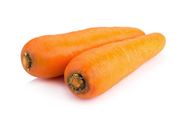 Carrot isolated on white