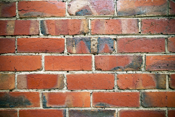 Obraz premium red brick wall background