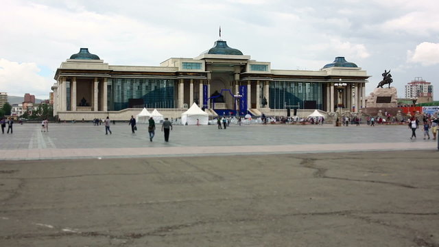 View of Sukhbaatar Square