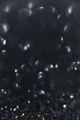 Abstract silver glitter background