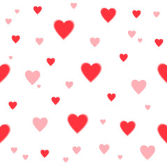 Background with hearts. Vector illustration