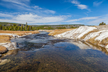 Fototapeta na wymiar Yellowstone national park