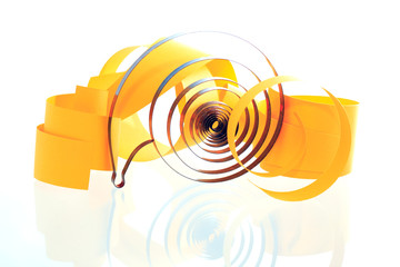 Spirals Concept On White