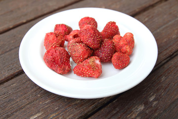 Freeze dired strawberries