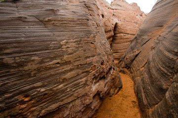 Wave rock valley, all the mountain are like wave  in a national park in China