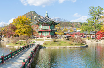 Gyeongbokgung Palace in Seoul ,Korea.