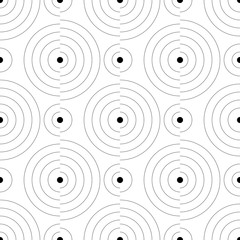 Fototapeta premium Seamless Circle Pattern