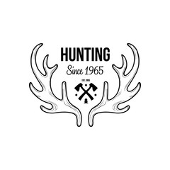 Hunting Vintage Emblem