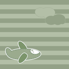 Flugzeug - Vektor Grafik