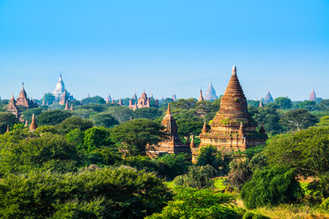 The pagoda of Bagan, Myanmar