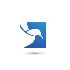 Square Bird Logo