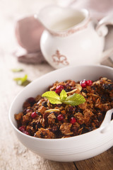 Homemade granola
