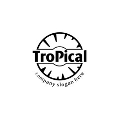 Fototapeta premium Vector of round sign. A pineapple. Logo. Business icon for the company. This concept graphic represents lighting design. Industry. Sport. Fitness classes. Food. Illustration.