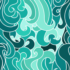 seamless wave pattern