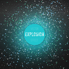 Outer Space Exlosion Vector