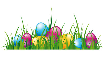 Ostereier Im Osternest