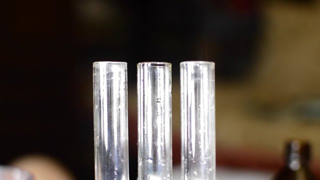 We Perform Chemical Experiments - Mix Reagents ignite, see the result