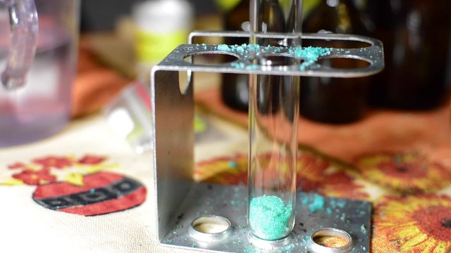 We Perform Chemical Experiments - Mix Reagents ignite, see the result