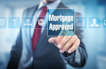 Fototapeta na wymiar mortgage approved