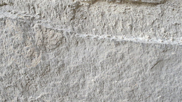 Rock limestone wall closeup, tilt shot
