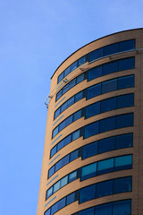 Modern building wavy windows