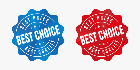 Vector Best Price Best Choice Best Quality Badge
