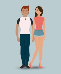 Couple of humans design 