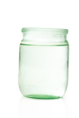 jar on the white background