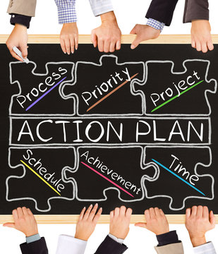 ACTION PLAN concept