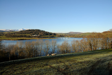Lake Bala in winter 2