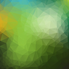 Fototapeta premium green poly background.
