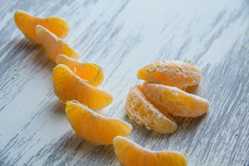 Ripe Mandarin fruit