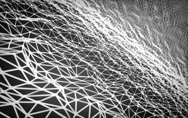 Abstract polygonal space low poly