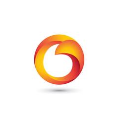 Abstract Letter O Logo