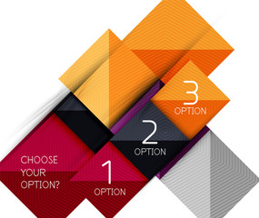 Vector square abstract background