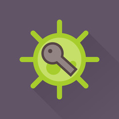 Obraz premium Virus & icon
