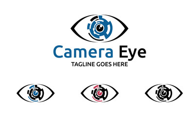 camera eye logo design