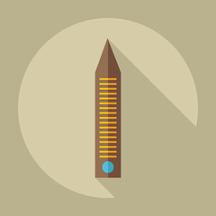 Flat modern design with shadow icons nail file