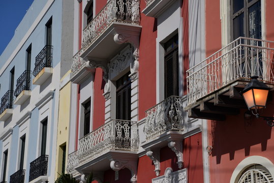 Buildings in Old San Juan, Puerto Rico