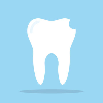 Healthy Tooth Icon in Vector